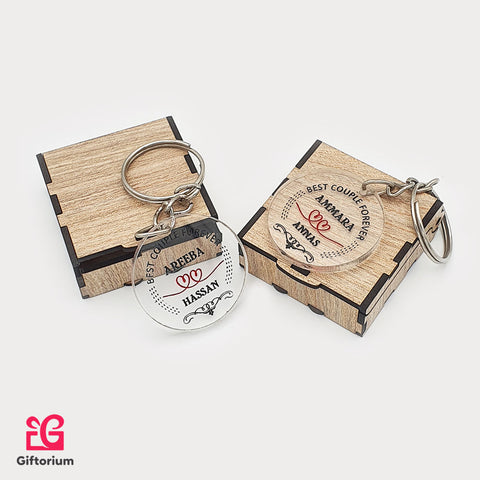 Acrylic Key chain with Box