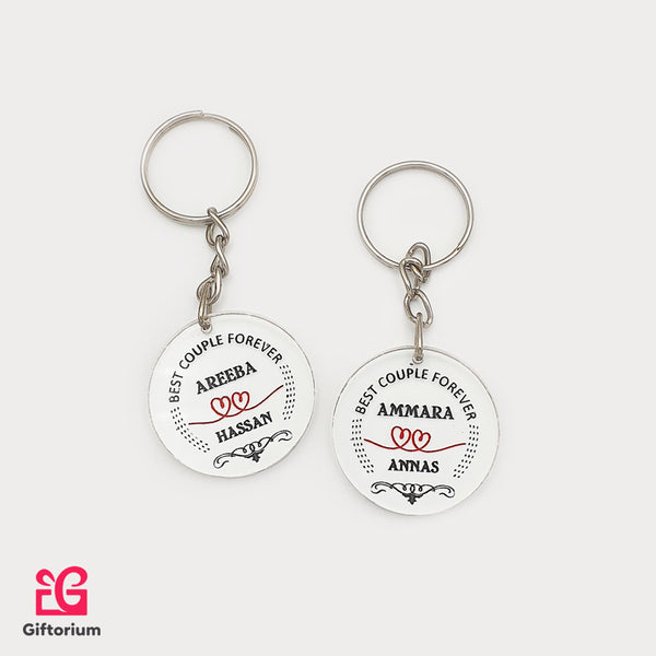 Engraved & Hand Painted Keychain