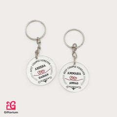 Engraved & Hand Painted Keychain