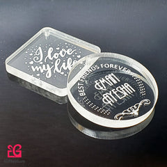 Engraved & Hand Painted Keychain