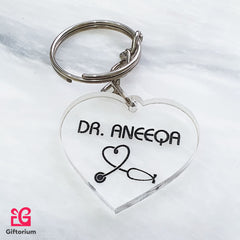 Engraved & Hand Painted Keychain