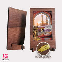 Hajj and Umra Mubarak Personalized Photo Frame – With Easy Photo Change Option
