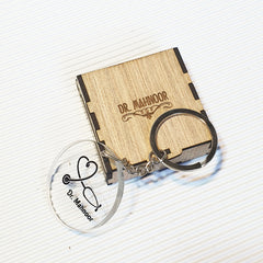 Acrylic Key chain with Box