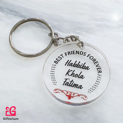 Engraved & Hand Painted Keychain